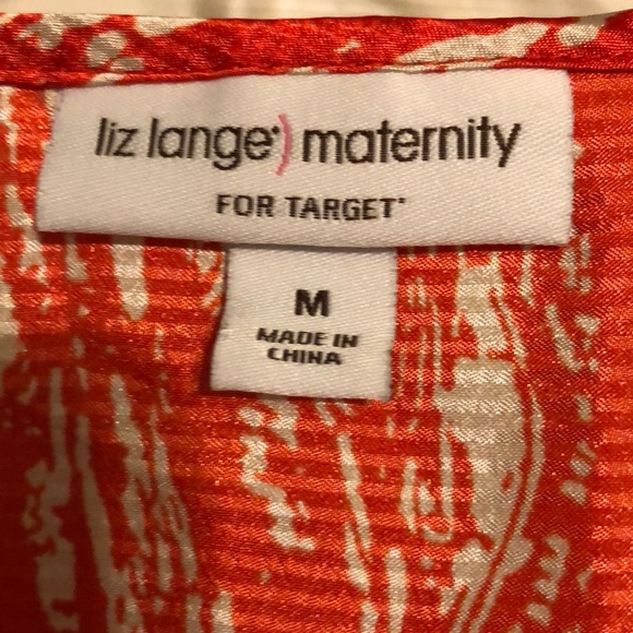 Liz Lange Ruffle Maternity Top - Picture 4 of 6